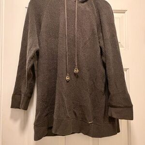 Michael Kors women’s Brown Knit Hoodie Sweater